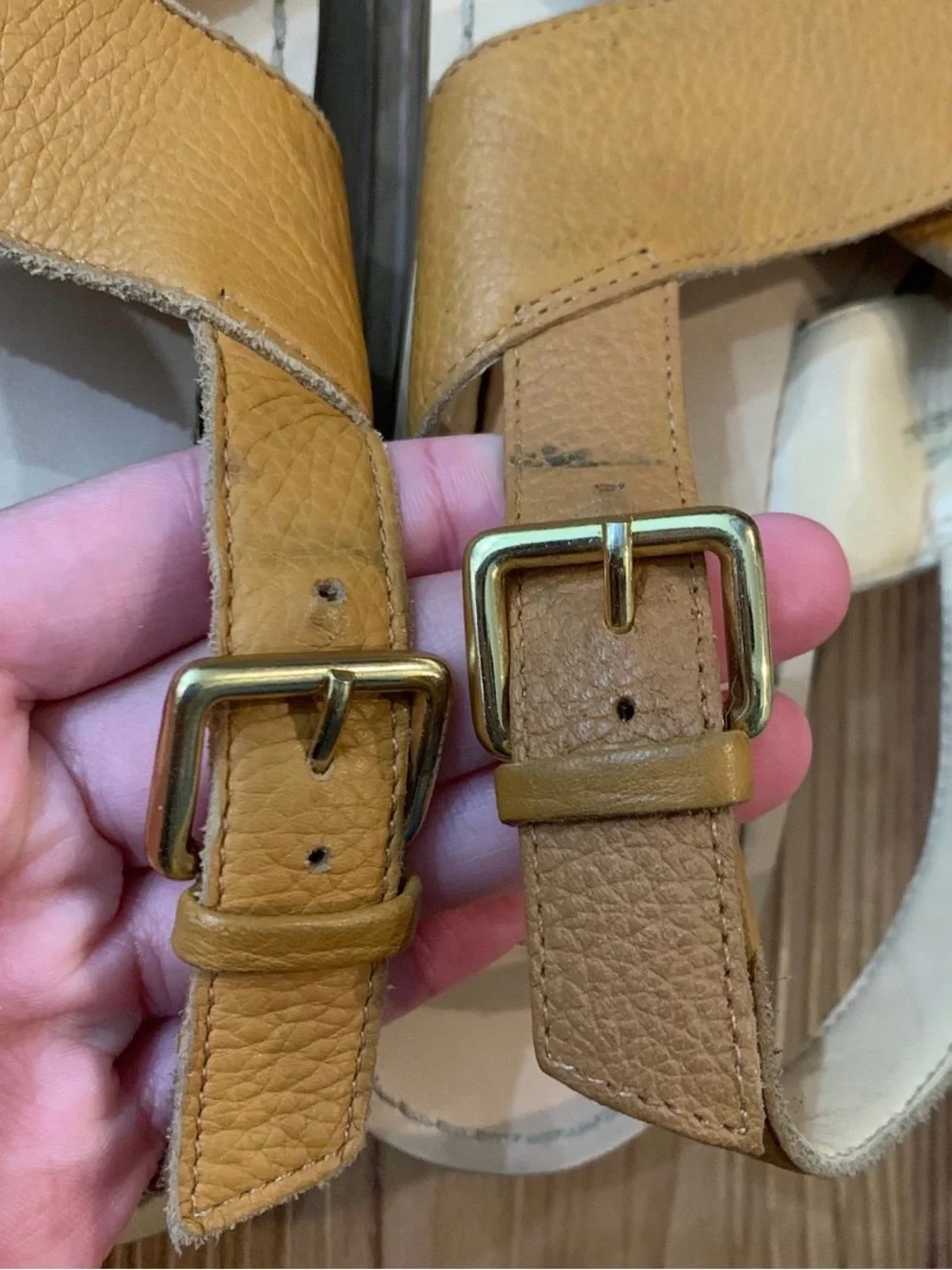Crewcuts Tan Strappy Sandals • Size 3